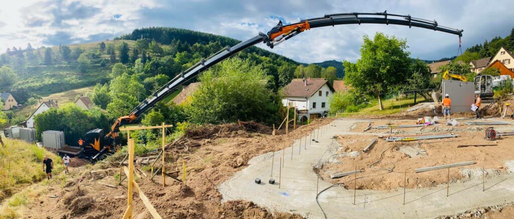 Montage d’une maison préfabriquée